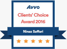 AVVO Client's Choice Award 2016 - Ninaz Saffari Criminal Defense Attorney