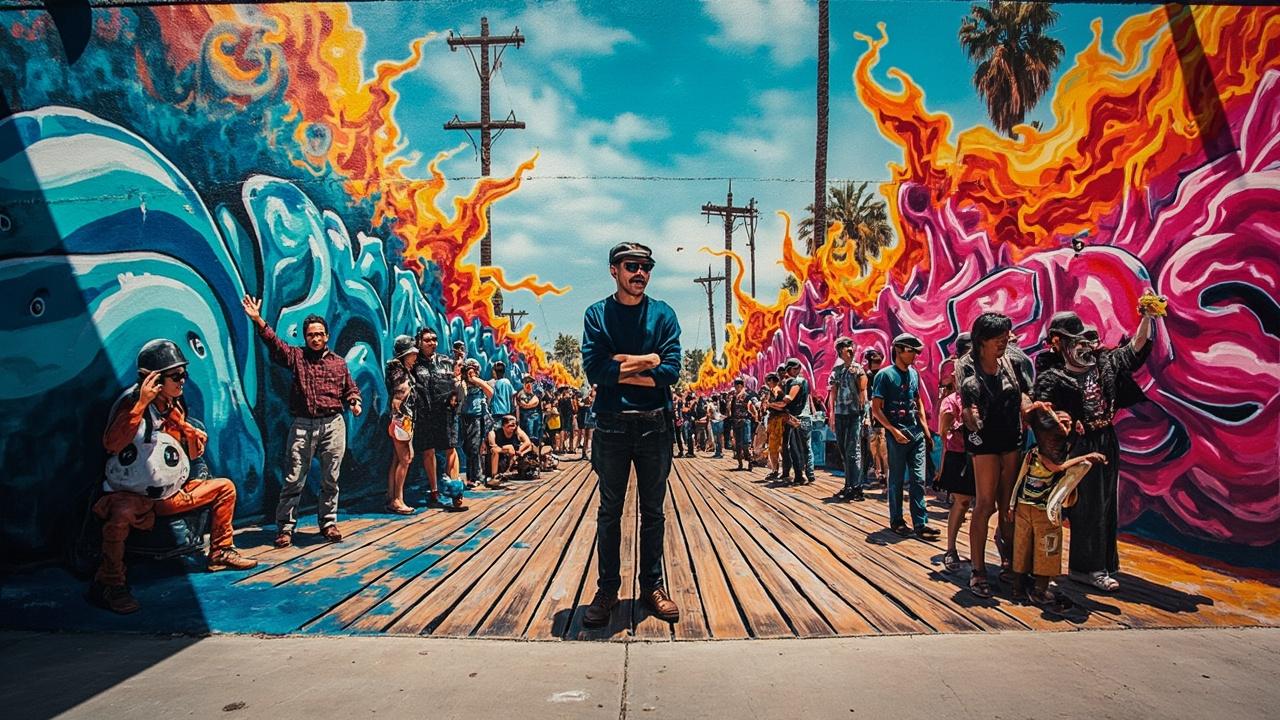 venice beach boardwalk arrest